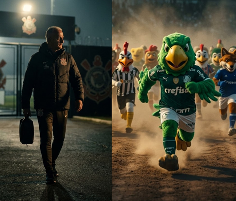 Panic at Corinthians and Palmeiras without brakes: Dorival spun out and the leader pulled away!