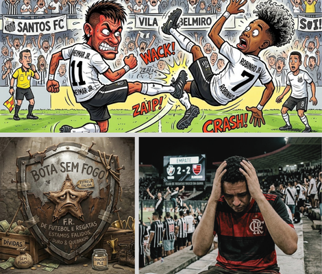 At the "Fogão," the Coal Ran Out; at "Mengão," They Dropped the Ball