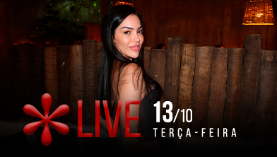 Terça (13/10): Live com Gabi Mori