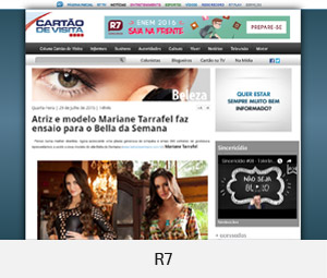 bella da semana na mídia