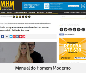 bella da semana na mídia