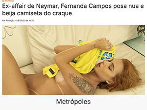 bella da semana na mídia
