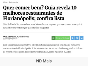 bella da semana na mídia