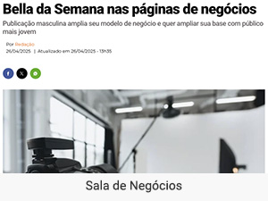 bella da semana na mídia